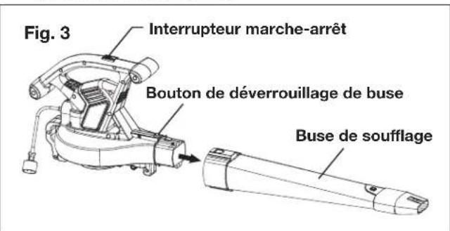 Sun Joe SBJ603E - Assemblage en mode souffleur - 3