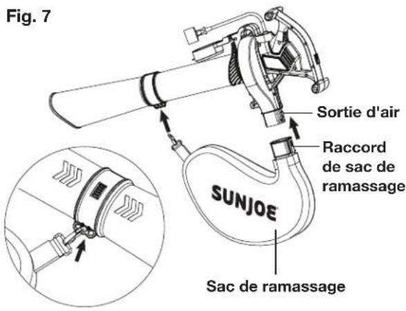 Sun Joe SBJ603E - Assemblage en mode aspiro + broyeur - 4