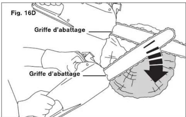 Fig. 16D Griffe d'abattage Griffe d'abattage