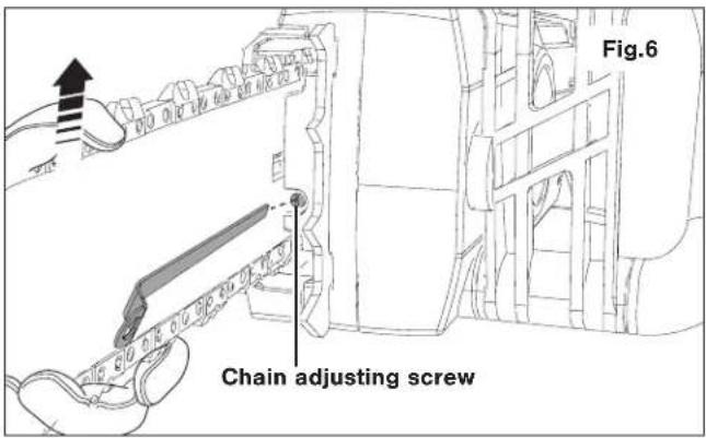 Sun Joe 24V10CS - Adjusting the Chain Tension - 2