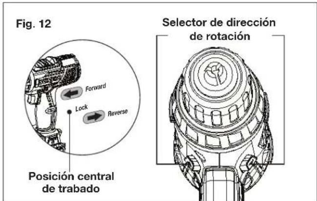 Sun Joe 24VDDCT - Selección de direccion de rotación - 3