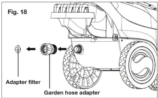 Sun Joe SPX3220 - Clean the Adapter Filter and the Nozzle - 1
