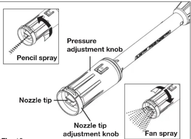 Sun Joe SPX205EXT - Using the adjustable spray wand - 1