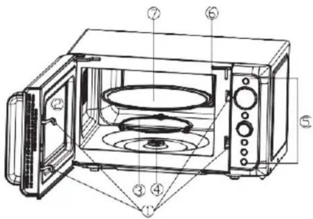 CANDY DIVO W20CMB - Schéma du produit - 1