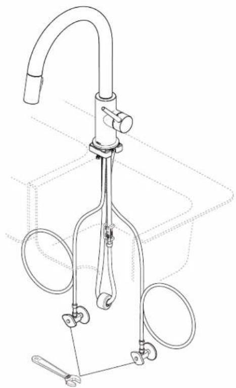 DELTA 9183ARDST - Pour installer votre robinet Delta® facilement, vous devez: - 1
