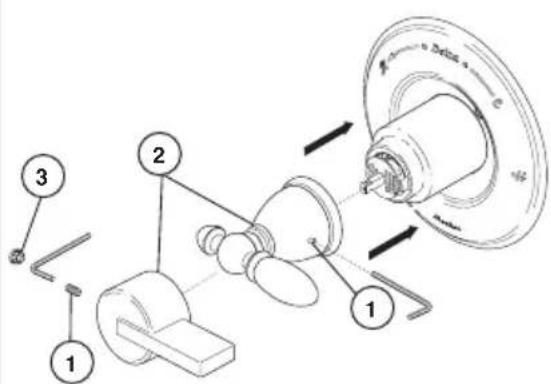 DELTA T14251WE - Installation des pieces de finition - 3