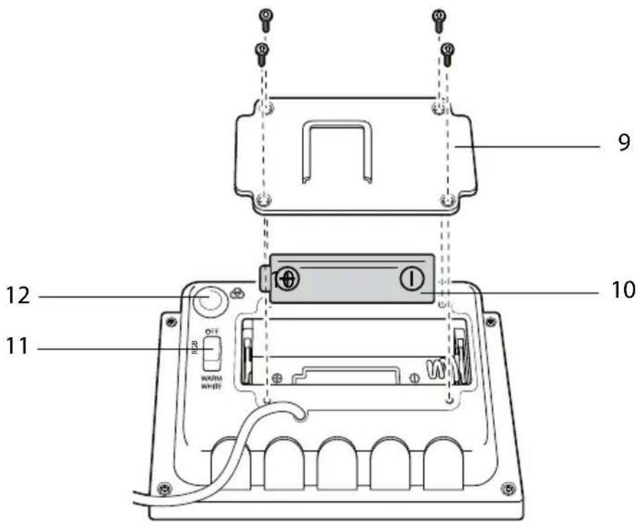 LightZone GTSBL02 - Rückseite Solarmodul - 1
