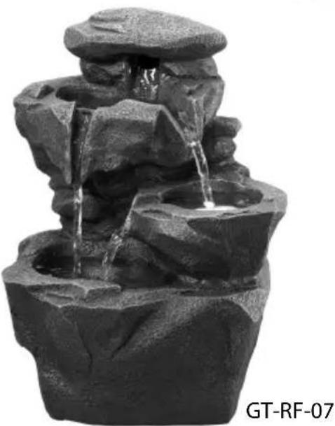 LightZone GTRF02 - Binnenfontein met LED Fontaine d'intérieur à LE ED LED Zimmerbrunnen - 3