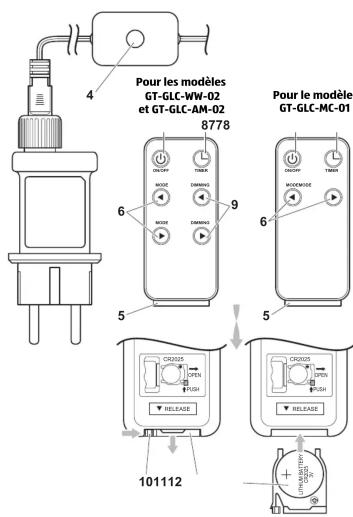 LightZone GTGLCMC01 - Activer la télécommande - 1