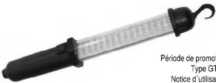 GlobalTronics GTAL60LED2 - Lampe de travail 60 LED - 1