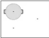 WHIRLPOOL WS Q5760 NE - SUITABLE SIZE OF PAN/POT BASE FOR THE DIFFERENT COOKING ZONES - 2