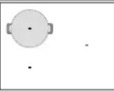 WHIRLPOOL WS Q5760 NE - TAILLE DE LA POÊLE/DU FOND DE CASSEROLE ADAPTÉE AUX DIFFÉRENTES ZONES DE CUISSON - 2