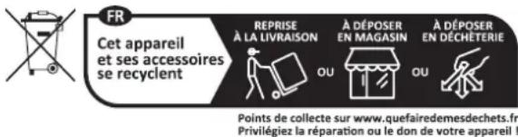 WHIRLPOOL WS Q5760 NE - MISE AU REBUT DES APPAREILS ÉLECTROMÉNAGERS - 1