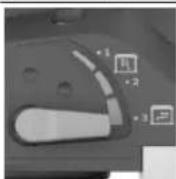 BOSCH GTR 55225 Professional - Switch position Type of airflow Use - 3