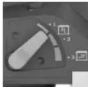 BOSCH GTR 55225 Professional - Position du levier type de début application d'air - 2