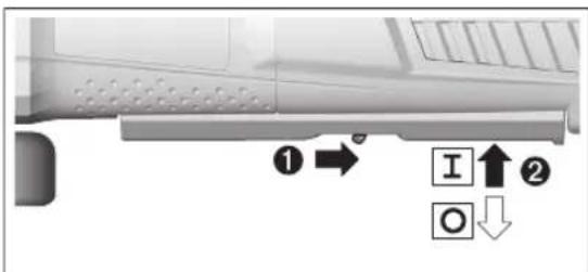 BOSCH GWS 11125 P Professional - Ligar/desligar - 1