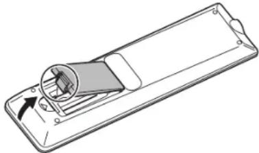 SHARP PNHS501 - Vorbereiten der Fernbedienung - 1