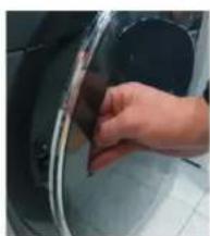 HAIER HWDQ90B416FWB - BISAGRA | TIPO 2 HERRAMIENTAS - LLAVE TORX 25, LLAVE DE TUBO 7 FLEXIBLE - 1