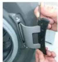 HAIER HWDQ90B416FWB - BISAGRA | TIPO 2 HERRAMIENTAS - LLAVE TORX 25, LLAVE DE TUBO 7 FLEXIBLE - 5