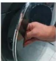 HAIER HWDQ90B416FWB - DOOR LOCK | TYPE 2 TOOLS-CROSS-HEADED SCREWDRIVER, TONG, FLAT SCREWDRIVER - 1