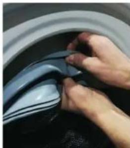 HAIER HWDQ90B416FWB - DOOR LOCK | TYPE 2 TOOLS-CROSS-HEADED SCREWDRIVER, TONG, FLAT SCREWDRIVER - 14