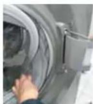 HAIER HWDQ90B416FWB - ZAWIAS | TYP 2 NARZEDZIA - KLUCZ TORX 25, ELASTYCZY KLUCZ DO RUR 7 - 6