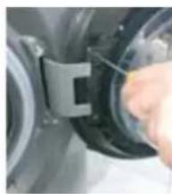 HAIER HWDQ90B416FWB - ZAWIAS | TYP 2 NARZEDZIA - KLUCZ TORX 25, ELASTYCZY KLUCZ DO RUR 7 - 7