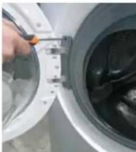 HAIER HWDQ90B416FWB - VHODNA VRATCA | TIP 1 ORODJA - TORX KLJUČ 25 - 2