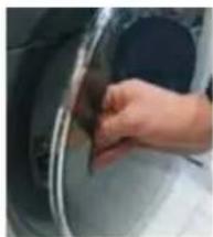 HAIER HWDQ90B416FWB - SCHARNIER | TYPE 2 WERKTUIGEN - 25 TORX-SLEUTEL, FLEXIBLE 7-PIJPSLEUTEL - 1