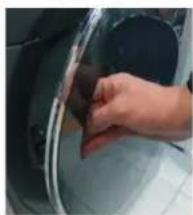 HAIER HWDQ90B416FWB - HINGE | TYPE 2 TOOLS - 25 TORX WRENCH, FLEXIBLE 7 PIPE WRENCH - 1