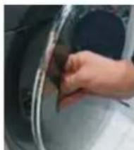 HAIER HWDQ90B416FWB - SCHARNIER | TYP 2 WERKZEUG - 25er TORX-SCHLUSSEL, FLEXIBLER 7er ROHRSchLUSSEL - 1