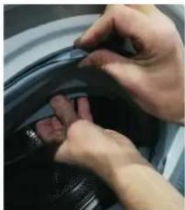 HAIER HWDQ90B416FWB - Joint déporté - 8