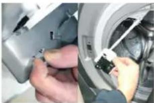 HAIER HWDQ90B416FWB - DOOR LOCK | TYPE 2 TOOLS-CROSS-HEADED SCREWDRIVER, TONG, FLAT SCREWDRIVER - 3