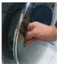 HAIER HWDQ90B416FWB - ZAWIAS | TYP 2 NARZEDZIA - KLUCZ TORX 25, ELASTYCZY KLUCZ DO RUR 7 - 1