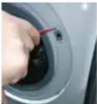 HAIER HWDQ90B416FWB - TURSCHLOSS | TYP 1 WERKZEUG - KREUZSCHLITZSCHRAUBENDREHER, ZANGE, SCHLITZSCHRAUBENDREHER - 2