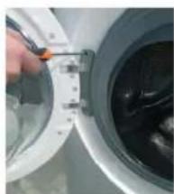 HAIER HWDQ90B416FWB - BISAGRA | TIPO 1 HERRAMIENTAS - LLAVE TORX 25 - 3