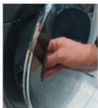 HAIER HWDQ90B416FWB - DOBRADIÇA | TIPO 2 FERRAMENTAS - CHAVE DINAMOMÉTRICA 25, CHAVE DE TUBOS 7 FLEXİVEL - 1