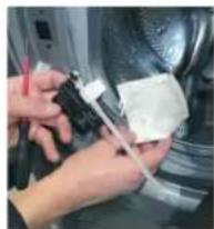 HAIER HWDQ90B416FWB - DOOR LOCK | TYPE 2 TOOLS-CROSS-HEADED SCREWDRIVER, TONG, FLAT SCREWDRIVER - 6