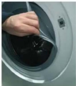 HAIER HWDQ90B416FWB - Joint déporté - 3