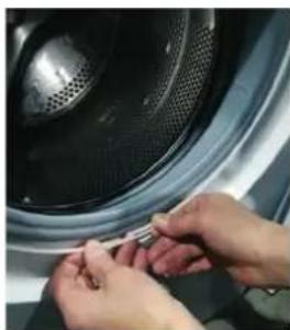 HAIER HWDQ90B416FWB - Joint déporté - 9