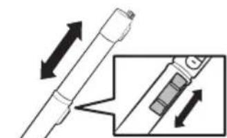 SAMSUNG Bespoke Jet Complete Extra - Adjusting the pipe length - 1