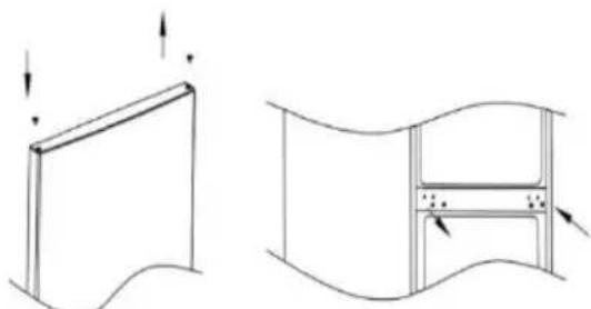 HOOVER HOCT3L517ES - Die Anweisungen für den Lampenwechsel lauten wie folgt: - 7