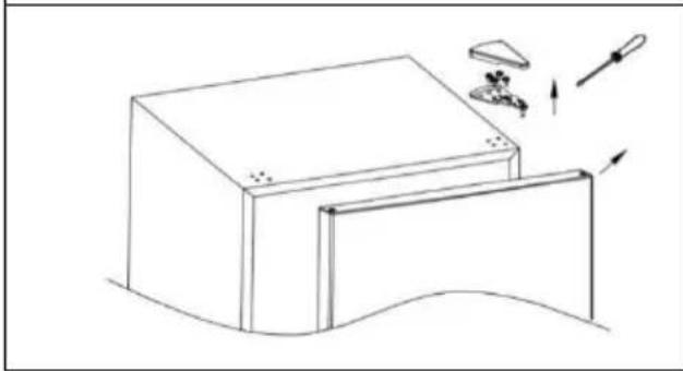 HOOVER HOCT3L517ES - Az izzó cseréjere vonatkozó utasítások a következók: - 1