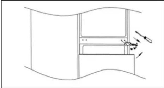 HOOVER HOCT3L517ES - Az izzó cseréjere vonatkozó utasítások a következók: - 2