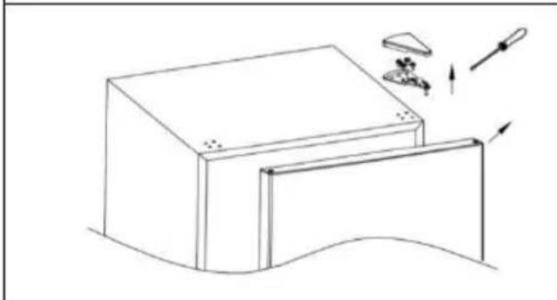 HOOVER HOCT3L517ES - Istruzioni per la sostituzione della lampada: - 1