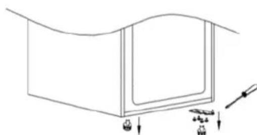 HOOVER HOCT3L517ES - Les instructions de fonctionnement de remplacement de la lampe sont les suivantes : - 3