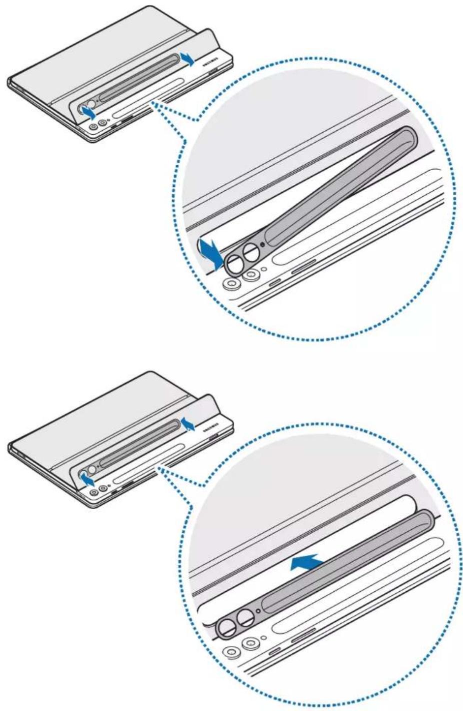 SAMSUNG EFDX900 - „S Pen“ rašiklio dangtelio keitimas - 1