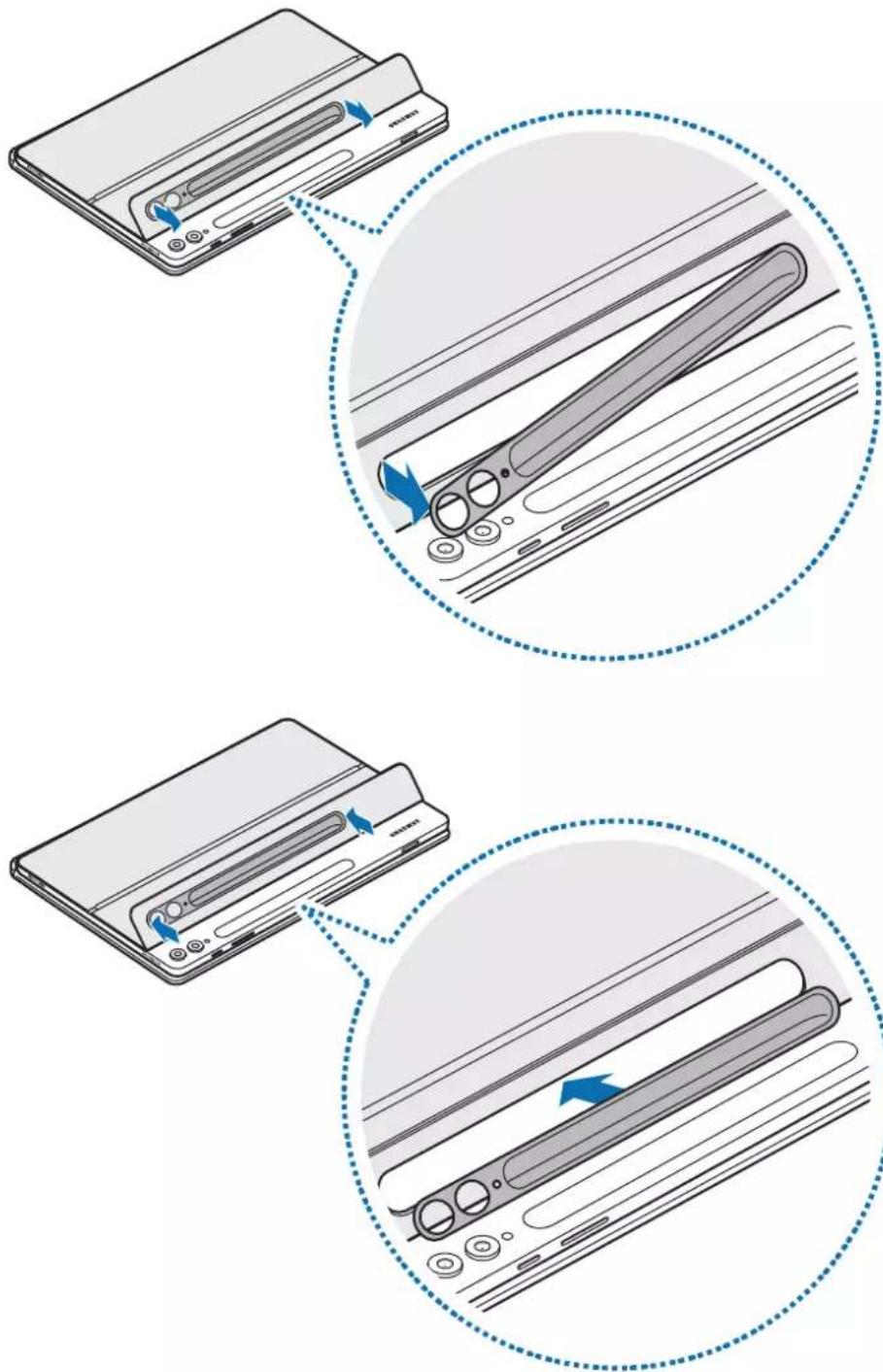 SAMSUNG EFDX900 - Replacing the S Pen cover - 1