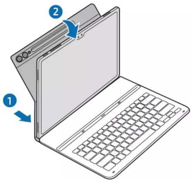 SAMSUNG EFDX900 - Προσάρτηση του πληκτρολογίου - 1
