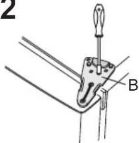 SIBIR Oldtimer OT 26010 - Outils nécessaires : clef à douille 8 mm, tournevis Torx 25 mm, tournevis plat Cette opération nécessite au moins deux personnes. - 3